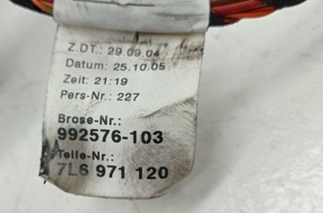 INSTALACE DVEŘE PRAVÝ PŘEDNÍ VW TOUAREG I 7L 3.0 TDI 7L6971120 / 7L6837985D