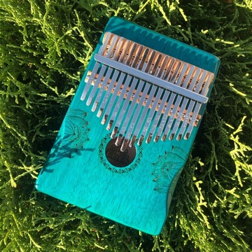 Retropolis kalimba красное дерево СИНИЙ Деревянный инструмент КОРПУС УЧЕБНОЕ УЧЕБНОЕ УЧРЕЖДЕНИЕ REED