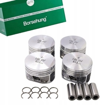 TŁOKI KPL (4 SZTUKI) BORSEHUNG do VW BORA 1.8