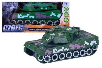 Czołg omijający przeszkody na baterie militaria