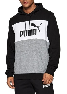 2876 BLUZA PUMA MĘSKA Z KAPTUREM BAWEŁNIANA WKŁADANA PRZEZ GŁOWĘ S