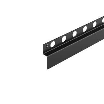 ПОЛОСКА НАКЛОННАЯ BALNEO, СПРАВА, 120см, ЧЕРНАЯ НЕРЖАВЕЮЩАЯ СТАЛЬ