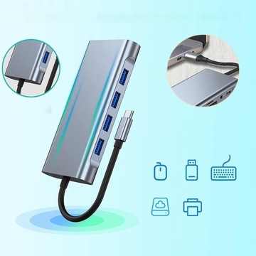 УНИВЕРСАЛЬНАЯ ДОК-СТАНЦИЯ USB-C С ПОРТОМ RJ45 ETHERNET