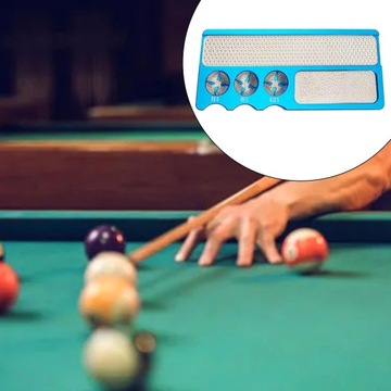 Narzędzie do naprawy końcówek kija bilardowego ze stopu aluminium Snooker Blue