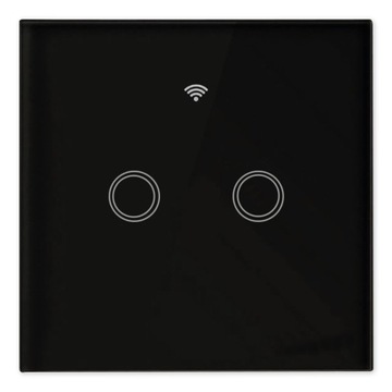 Светодиодный стеклянный выключатель света сенсорный Wi-Fi Tuya