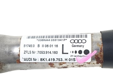 AUDI A4 A5 ŘADÍCÍ PÁKA SLOUPCE ŘÍDÍCÍ 8K1419753H