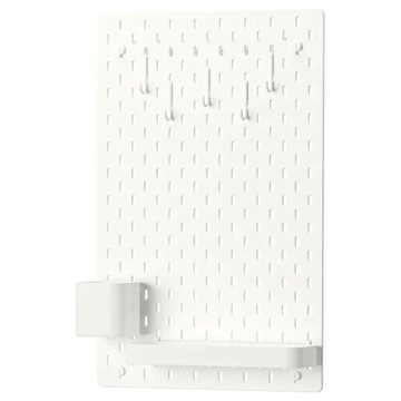 IKEA SKADIS Tablica perforowana narzędziowa kombinacja 4 el. biała 36x56