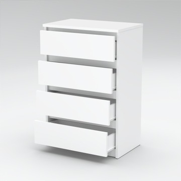 MATT WHITE комод, 4 ящика, 60 СМ