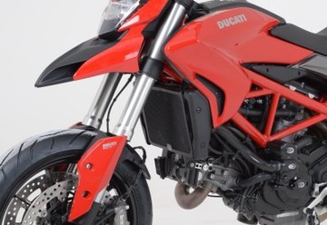 КРЫШКА РАДИАТОРА R&G DUCATI HYPERMOTARD 821/ ЧЕРНАЯ
