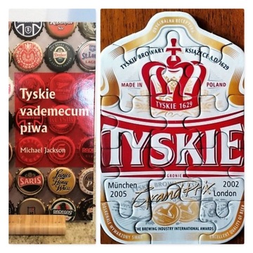 TYSKIE BEER puzzle podstawka + VADEMECUM