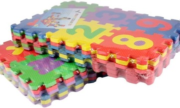 БОЛЬШОЙ КОВРИК-ПАЗЗЛ ИЗ ПЕНЫ, 36 ШТ. КОВЕР ЭВА