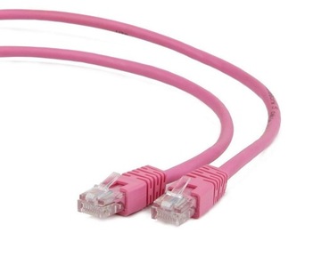 Kabel sieciowy Gembird różowy 2 m