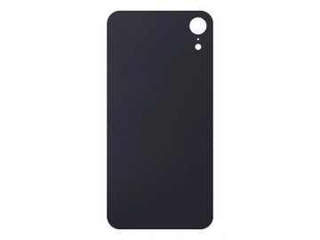 ЧЕРНАЯ ЗАДНЯЯ КРЫШКА APPLE IPHONE XR BIG HOLE (CE, КОРЗИНА) - 1 ЭЛЕМЕНТ