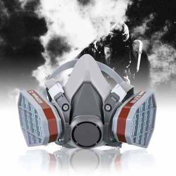 MASKA WIELOKROTNEGO UŻYTKU, AKCESORIA DO UBEZPIECZENIA PRACY, DO MALOWANIA