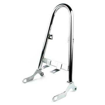Oparcie pasażera stelaż metalowy chrom chopper