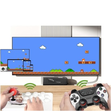 ИГРОВАЯ КОНСОЛЬ РЕТРО, 2 ПАНЛОДА, ИГРОВАЯ ПАЛКА, БЕСПРОВОДНОЙ КОНТРОЛЛЕР, 30 000 ИГР