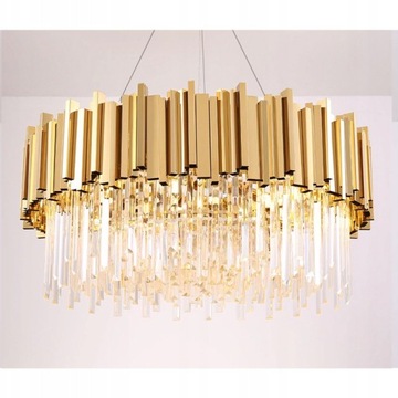 ХРОМИРОВАННЫЙ ПОТОЛОЧНЫЙ ХРУСТАЛЬНЫЙ СВЕТИЛЬНИК