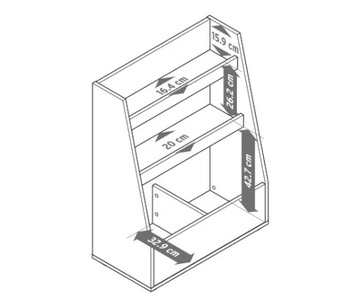 Книжный шкаф, Полки