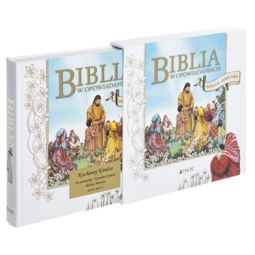 Biblia dla dzieci Biblia na Komunię w twardym etui Pamiątka Komunii Świętej