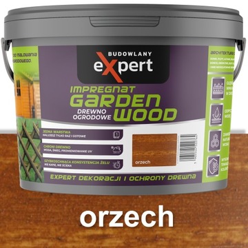IMPREGNAT OGRODOWY GARDEN DO DREWNA OGRODOWEGO ŻELOWY 9L JEDNA WARSTWA
