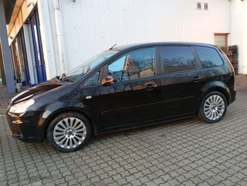 Ford C-MAX I 1.8 Duratec 125KM 2008 Ford C-MAX 1.8 PROSTA benzyna KLIMATRONIK kolor NAVI piekny czarny 1.8, zdjęcie 6