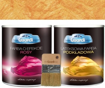 Farba o efekcie rosy 1L farby+1L podkład KPL.