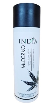 India Cosmetics - Mleczko do mycia włosów zniszczo