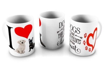 KUBEK 300ml Funny v5 - I Love My DOG Pies Psy v2