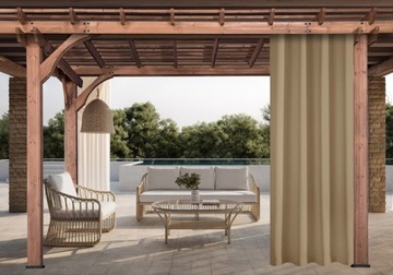 ВОДОНЕПРОНИЦАЕМАЯ ЗАНАВЕСА 155х200 ТУННЕЛЬ терраса крыльцо сад балкон беседка