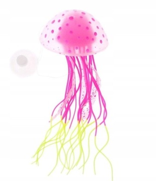 N Розовые светящиеся медузы, украшение для аквариума, кораллы