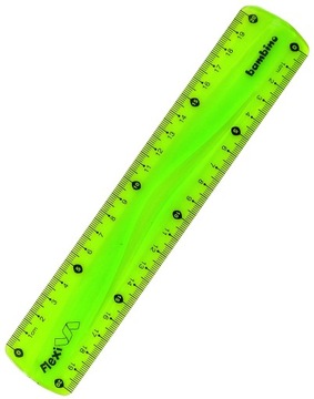 LINIJKA FLEXI ZIELONA 20CM BAMBINO-4988