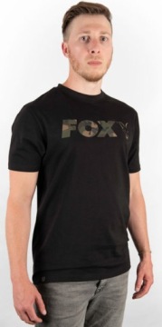 ФУТБОЛКА FOX РЕГЛАН ЧЕРНАЯ КАМУФЛЯЖНАЯ, РАЗМЕР M