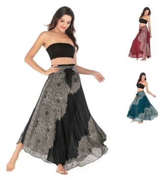 ДЛИННАЯ ЖЕНСКАЯ ЮБКА МАКСИ ДО ЩИТКИ БОХО FLEETY