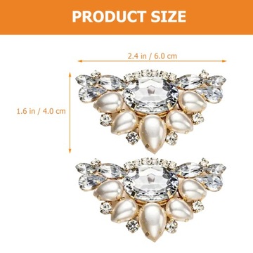 Зажимы для обуви Туфли Каблук Perła 2 пары