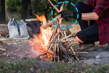 ПЕРЧАТКА БОЛЬШАЯ ЖАРОСТОЙКАЯ ДЛЯ ЖАРКИ НА ГРИЛЬ
