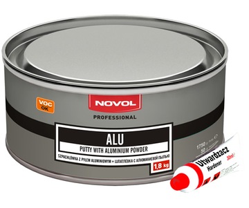 ALU-SZPACHLÓWKA Z PYŁEM ALUMINIOWYM NOVOL 1800g