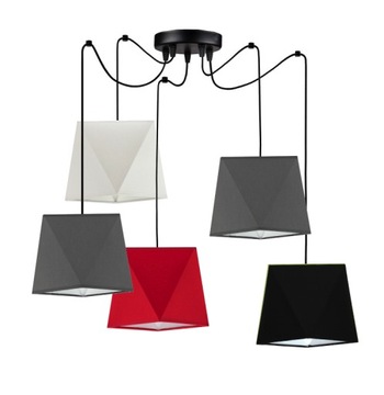 LAMPA PAJĄK Wisząca LED LOFT EDISON Spider DIAMENT