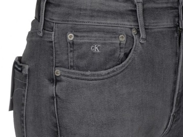 CALVIN KLEIN JEANS spodnie męskie, jeansowe, szare, 29/32