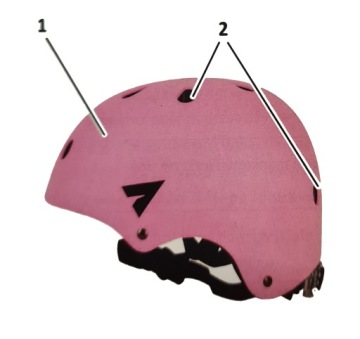 Велосипедный шлем для скейтборда, роликовых коньков, размер роликовых коньков М