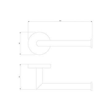 ДЕРЖАТЕЛЬ ДЛЯ ТУАЛЕТНОЙ БУМАГИ АНТРАЦИТОВЫЙ OMNIRES MODERN