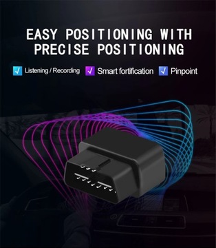 2G 4G Mini OBD Голосовое управление Автомобильный GPS-локатор Состояние ACC