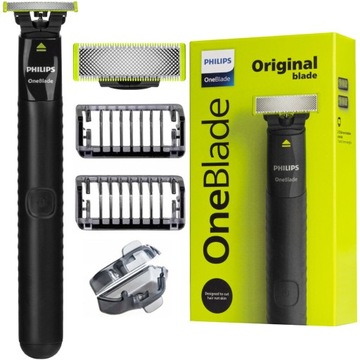 GOLARKA PHILIPS ONEBLADE QP1424/10 OSTRZE + 2 NAKŁADKI TRYMER MASZYNKA