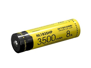 Nitecore 18650 - 3500mAh 8A 3,6V - 3,7V NL1835HP