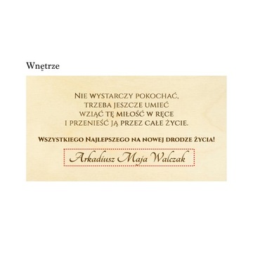 Prezent Na Ślub Cywilny Pudełko na pieniądze