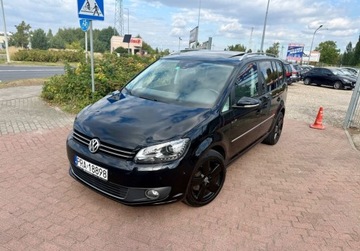 Volkswagen Touran II 2.0 TDI 140KM 2015 Volkswagen Touran 2.0Tdi DSG 7-mio osobowy MAX Opcja 2.0 Diesel 140KM