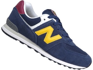 NEW BALANCE 574 GC574HW1 BUTY SKÓRZANE GRANATOWE