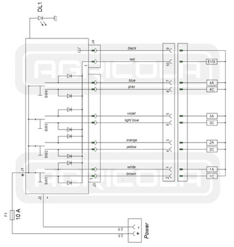 ГИДРАВЛИЧЕСКИЙ ДИСТРИБЬЮТОР. 4Z80 4XA1 12В КАСТРОНА БАДЕСТНОСТЬ