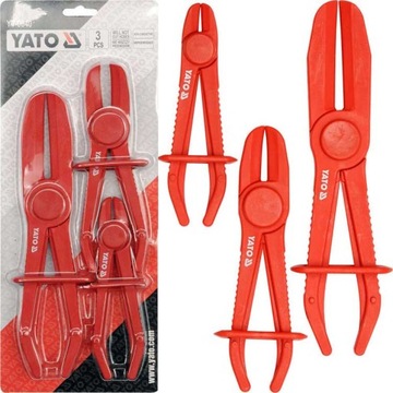 YATO SZCZYPCE ZACISKI DO PRZEWODÓW WĘŻY Z CIECZĄ
