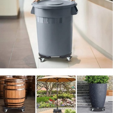 Стоять под цветочной платформой для цветочной платформы на колесах выдвижение 40-48 см.