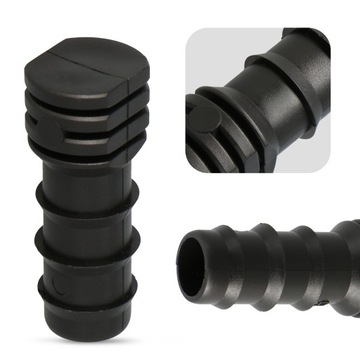 ПЭ ЗАБОРКА 20 ММ ПРЕСС-ПЛУБКА ЗАГЛУШКА ЗАГЛУШКА ШЛАНГА КАПЕЛЬНАЯ ЛИНИЯ ТРУБА